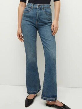 Veronica Beard Carson Ankle Flare Jeans in Thriller 29 NWT
